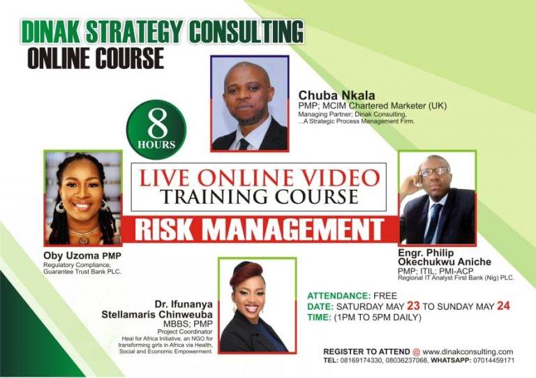 Online training on risk management